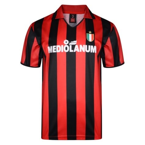 Tailandia Camiseta AC Milan Primera equipo Retro 1988